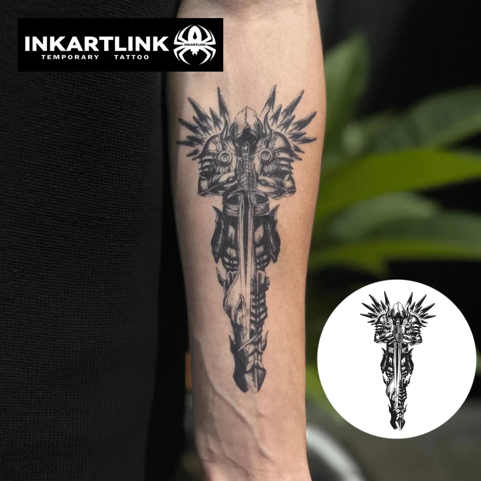 Judgment Angel Temporary Tattoo,Lasts To 15 Days New Technology