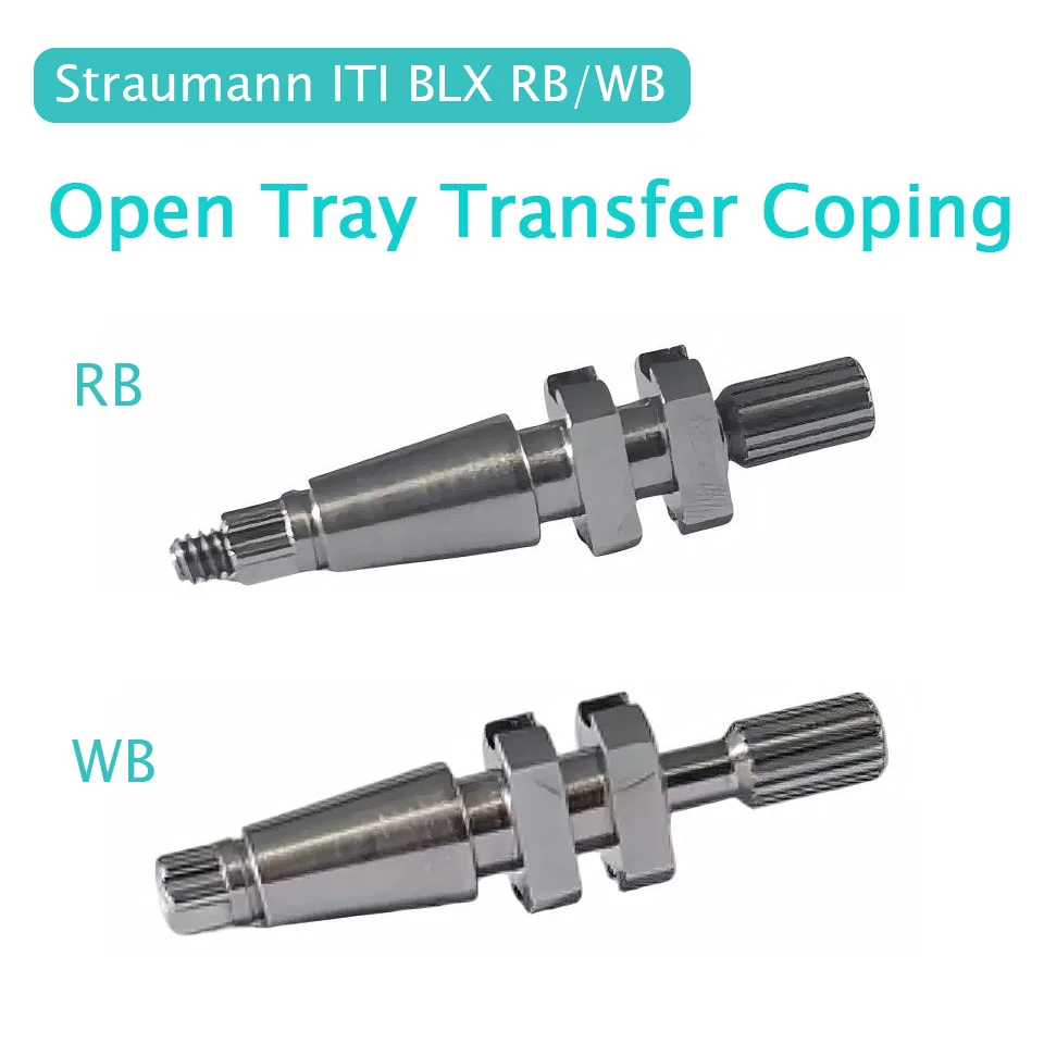 5Pcs Dental Open Tray Impression Transfer Coping Set Compatible for Straumann ITI BLX RB WB Implant Prosthetic Component Lot