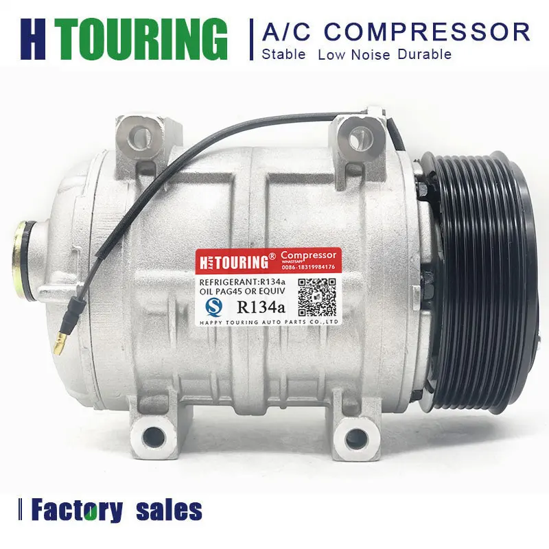 For TM-16HS AC Air Conditioner A/C Compressor 103-56458 103-56403 103-56408 103-56417 435-56458 12V 8PK 123mm