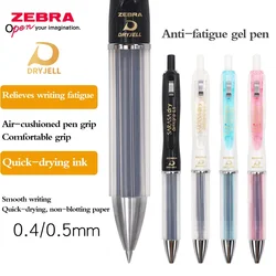 Bolígrafo de Gel ZEBRA SARASA JJZ49, cojín de secado rápido, antifatiga, prensa de 0,5/0,4mm, bolígrafo negro para firma de oficina, suministros de papelería