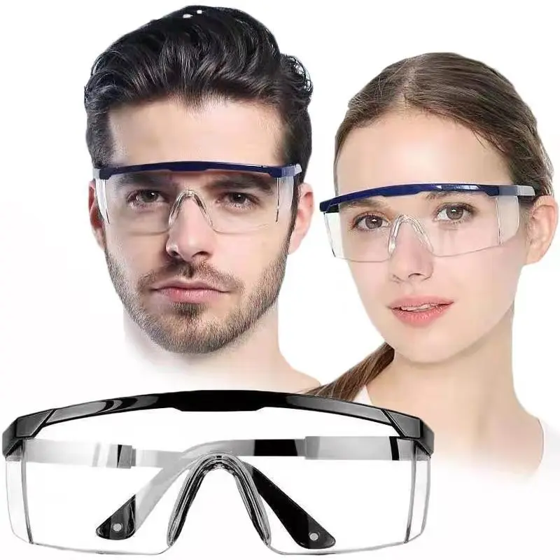 1/2PCS Anti-Splash Work Safety Glasses Eye Protecting Lab Goggles Protective Industrial Wind Dust Proof Goggles Cycling Glasses