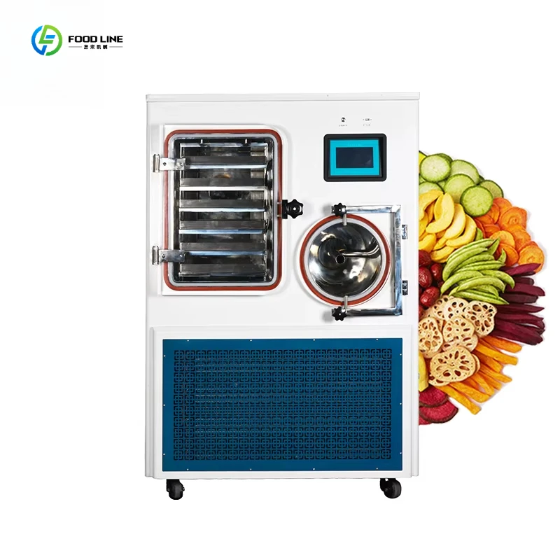 New Design Colorful Freeze-Drying Machine Lyophilizer Vacuum Home Freeze Dryer For Food And Strawberry FL Customized