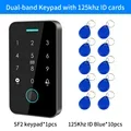 

IP67 Access Control Door system Tuya RFID 125K+13.56Mhz NFC Bluetooth Fingerprint Keypad work with Wifi Gateway Remote Unlock