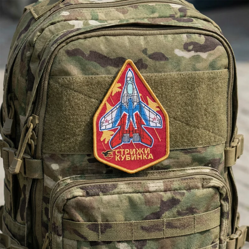 TOP GUN F18 F14 Fighter Embroidery Patch SU27 MIG 29 Boom H-6K J20 J15 Russian Flying Tactical Armband for Bag Clothing Decor