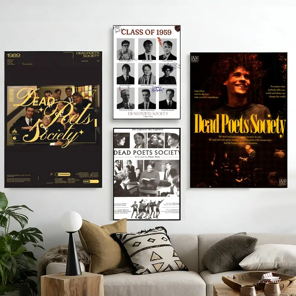 Movie Dead Poets Society Poster Poster decorative paintings, wall hangings for study living room, personalized home