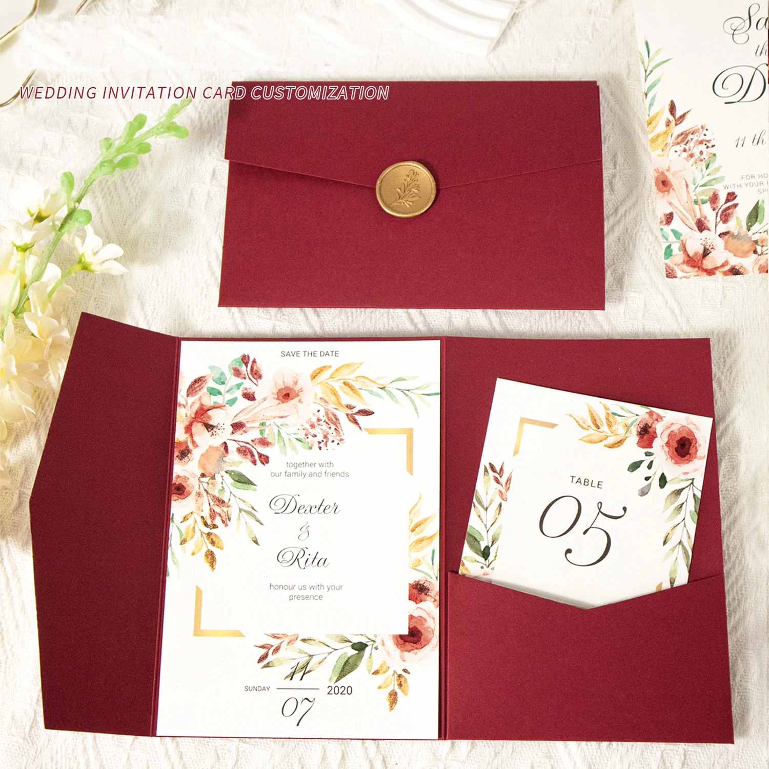 50 Sets Dark Green …