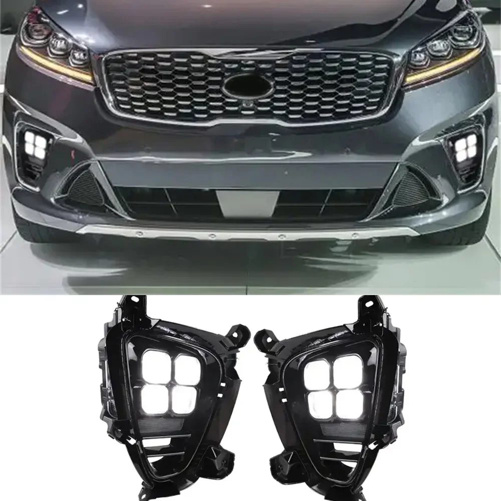 

For KIA K3 Sorento 2018 2019 2020 Led Daytime Running Light High Quality Fog Lamp DRL