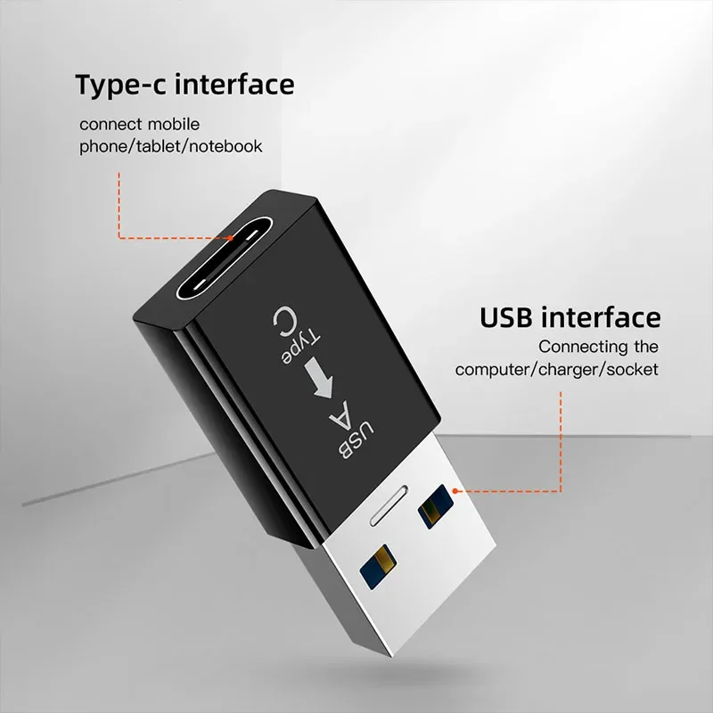 Tipo-c para usb 3.0 mini adaptador conversor otg thunderbolt 3 tipo-c adaptador cabo otg para macbook pro ar samsung s10 s9 usb otg