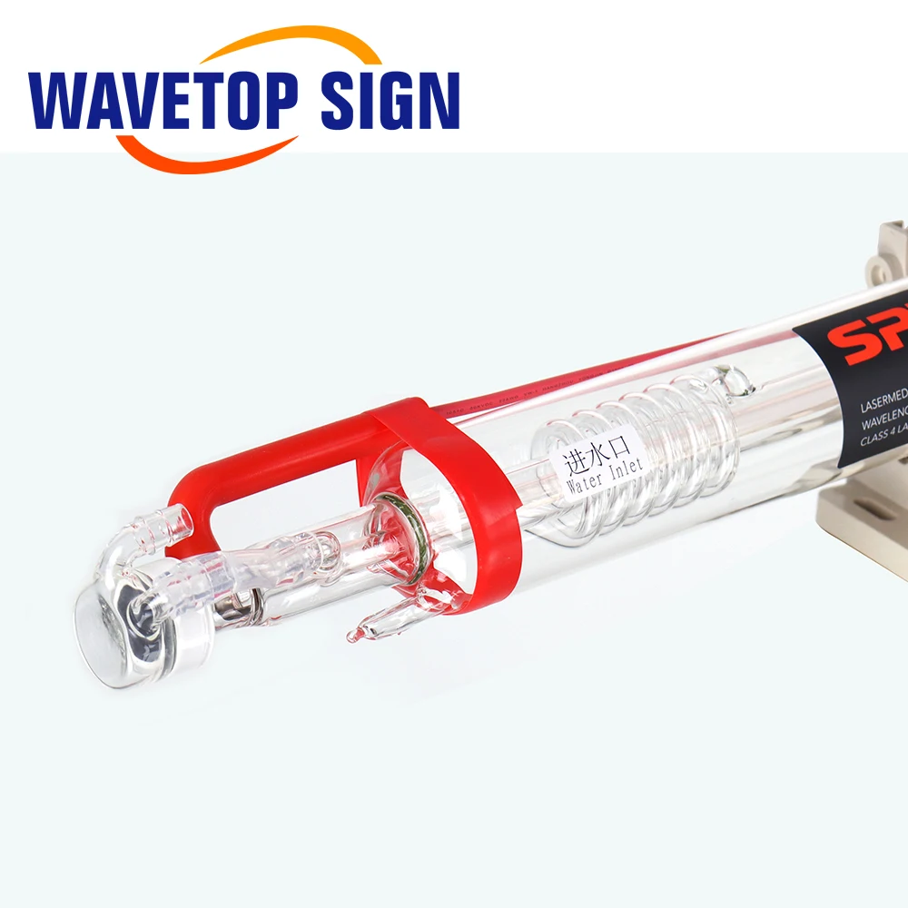 Wavetopsignature Co2 زجاج 40 واط ليزر أنبوب 800 مللي متر زجاج مصباح ليزر ل CO2 النقش بالليزر قطع آلة