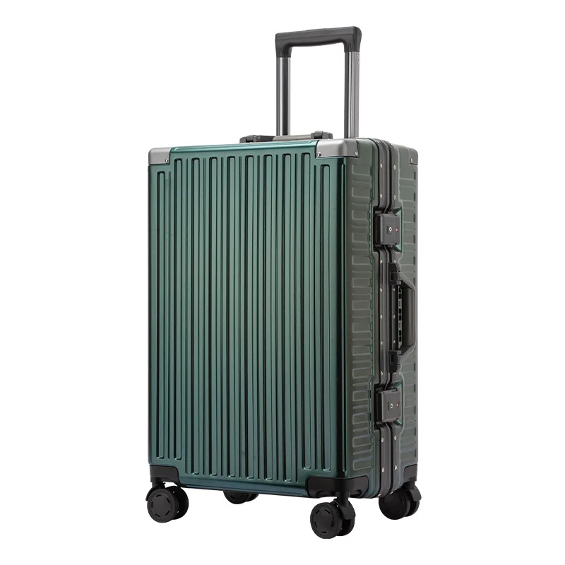 Luggage ABS+PC Suitcase Travel Trolley Case Women Men Mute Spinner Wheels Rolling Baggage Fashion Business Boarding Box