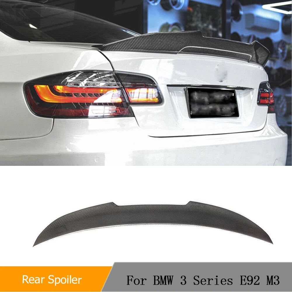 

Rear Trunk Spoiler Wing For BMW 3 Series E92 325i 335i M3 Coupe 2006-2013 Rear Trunk Wing Spoiler Lip Carbon Fiber