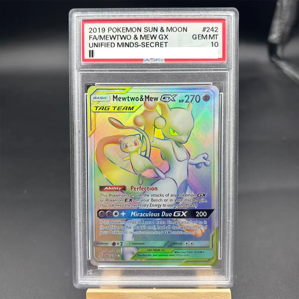 لتقوم بها بنفسك PTCG جمع بطاقة تصنيف بطاقة FA/CYNTHIA & CAITLIN FA/الأحمر والأزرق نسخة 10 نقاط تصنيف بطاقة أنيمي لعبة هدية #2