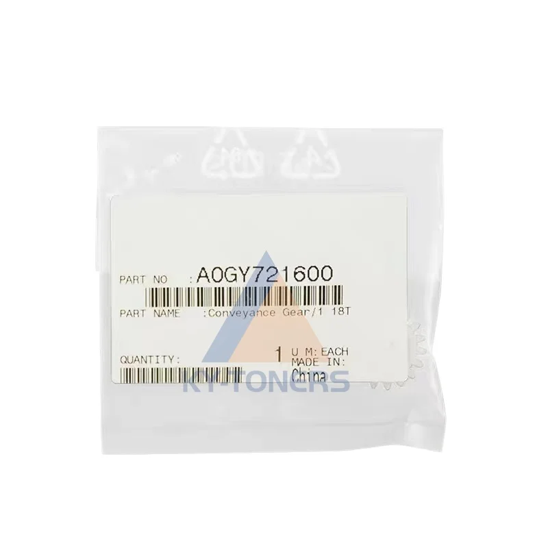 A0GY721600 Original 18T Conveying Gear For Konica Minolta FS-521 FS521 Finisher Paper Delivery Gear Copier Parts