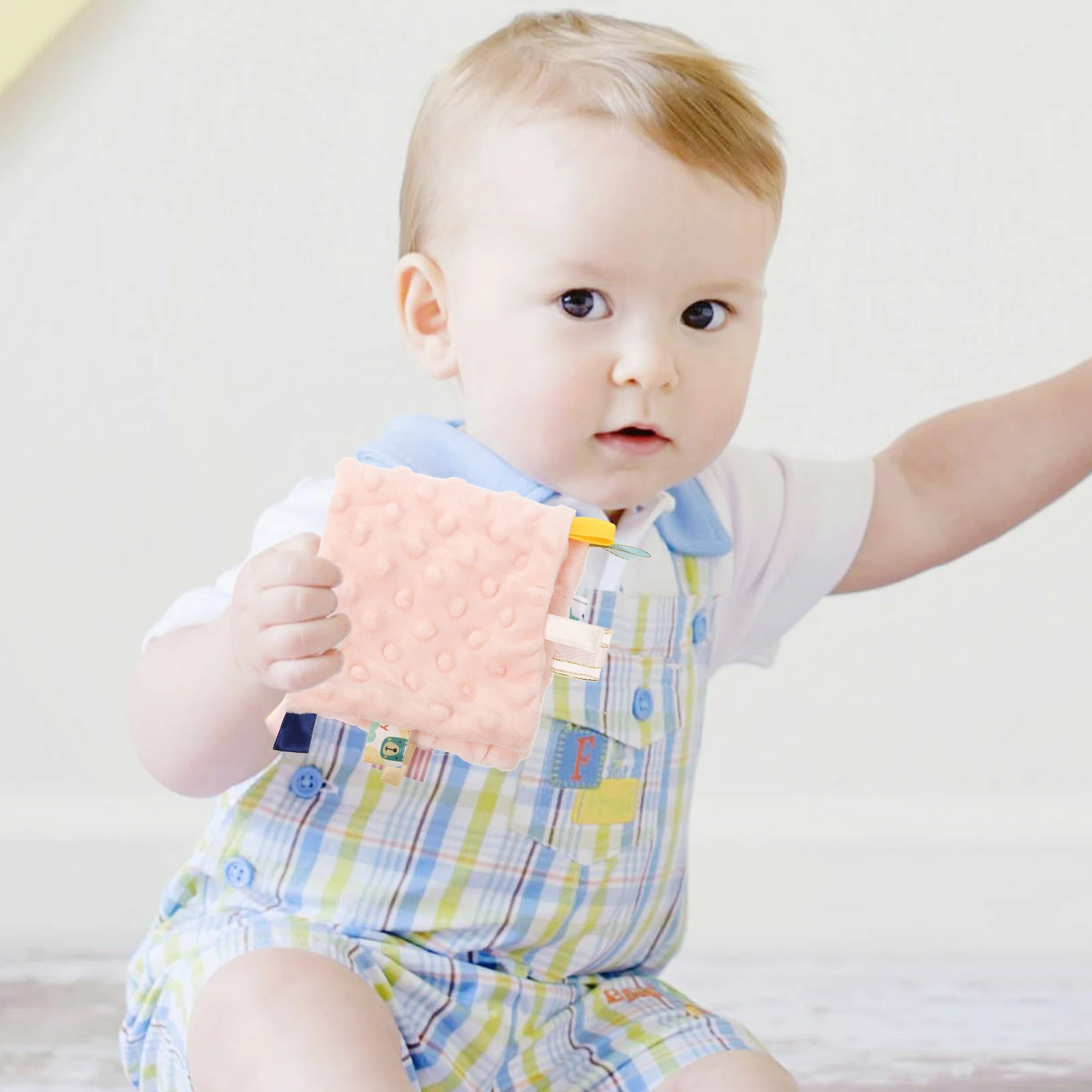 

Cute Security Soothing Towel Soft Infant Snuggle Blanket With Tags Newborn Comforter For Girls Toddler Small Cotton