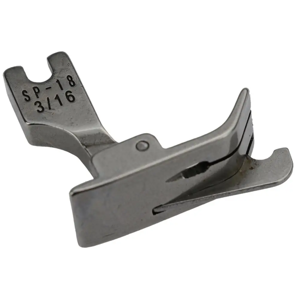 Máquina De Costura Industrial, única Agulha, Plana, Carro, Borda Móvel, Presser Foot, SP-18, 1/16, Metal 5/16, 3/16