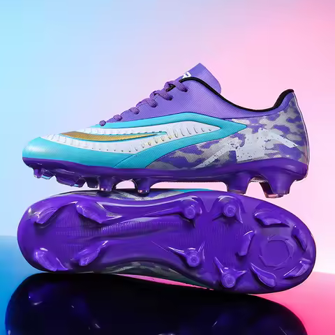 New Men Soccer Shoes Training Ultralight Wholesale Breathable Unisex Football Boots Professional Indoor Futsal Drop Shipping