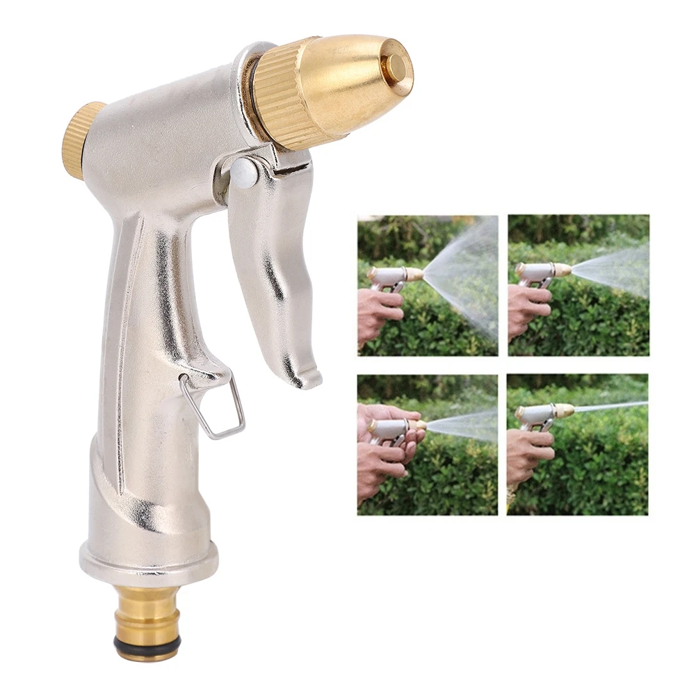 

Washing Water Gun Car Washing Water Gun Pure Brass All Metal High Pressure Household Cleaning Spray Water Gun