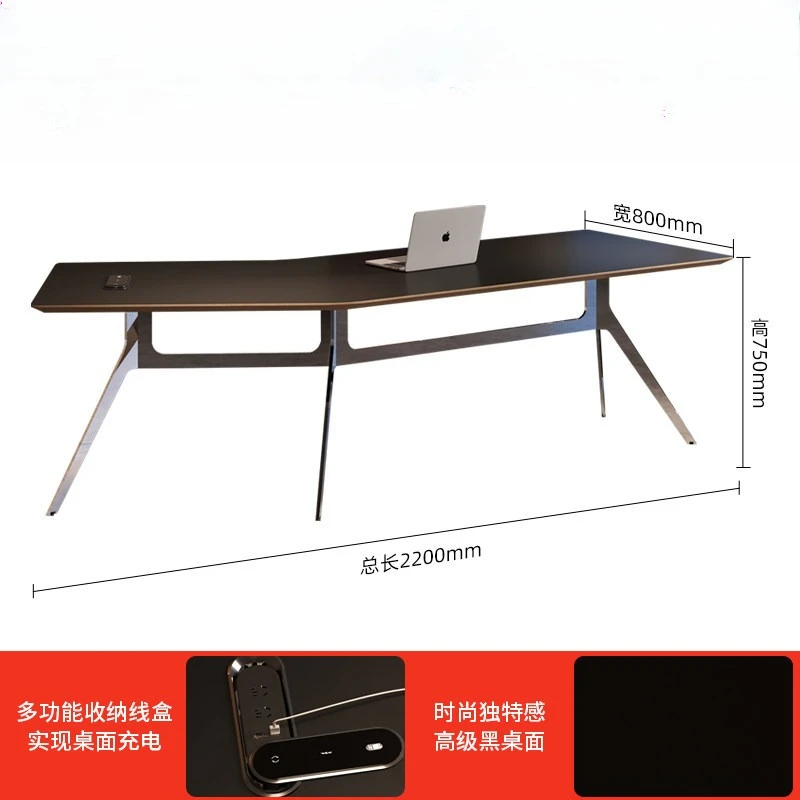 Office desk and chair combination Modern senior sense Office manager supervisor Computer desk