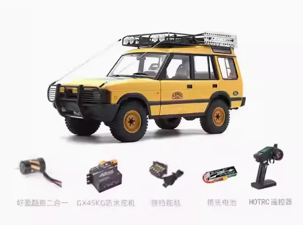 Новинка 2023 года, 1:10 D1rc второго поколения, моделирование Land Rover Discovery, металлическое шасси, верблюжья чашка, альпинистский автомобиль 313, колесная база, радиоуправляемый автомобиль