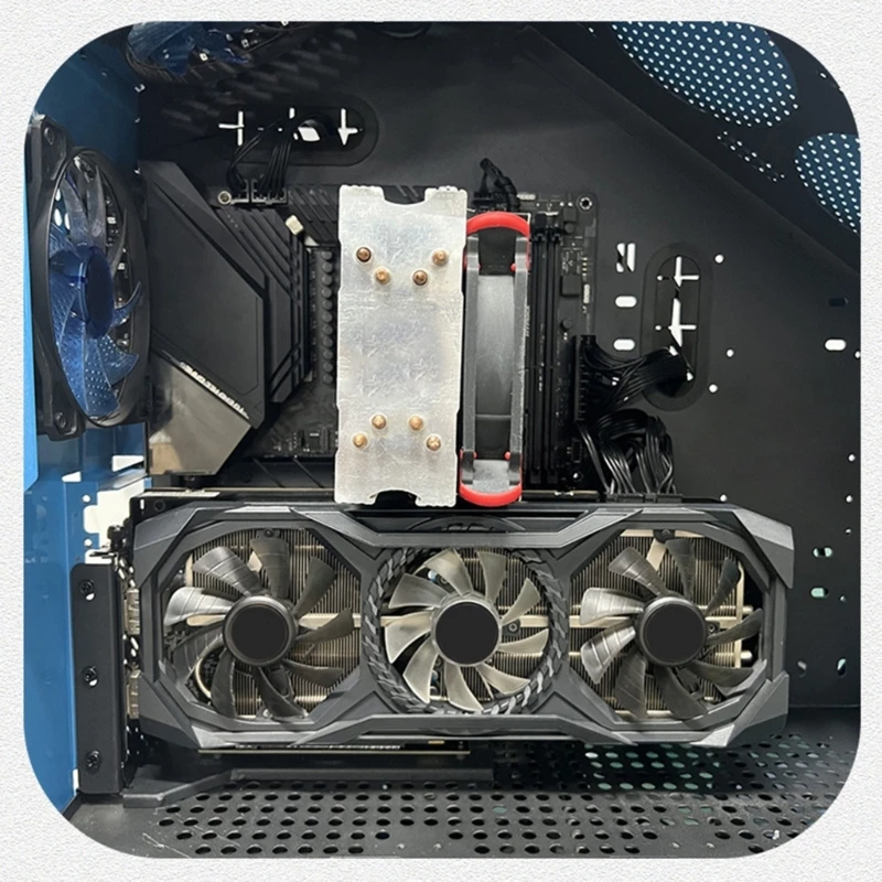 Imagem -02 - Kit Suporte Vertical Universal Gpu Pcie 3.0 4.0x16 Riser Atx Matx Case Placa Gráfica Vga Suporte de Suporte de Direção