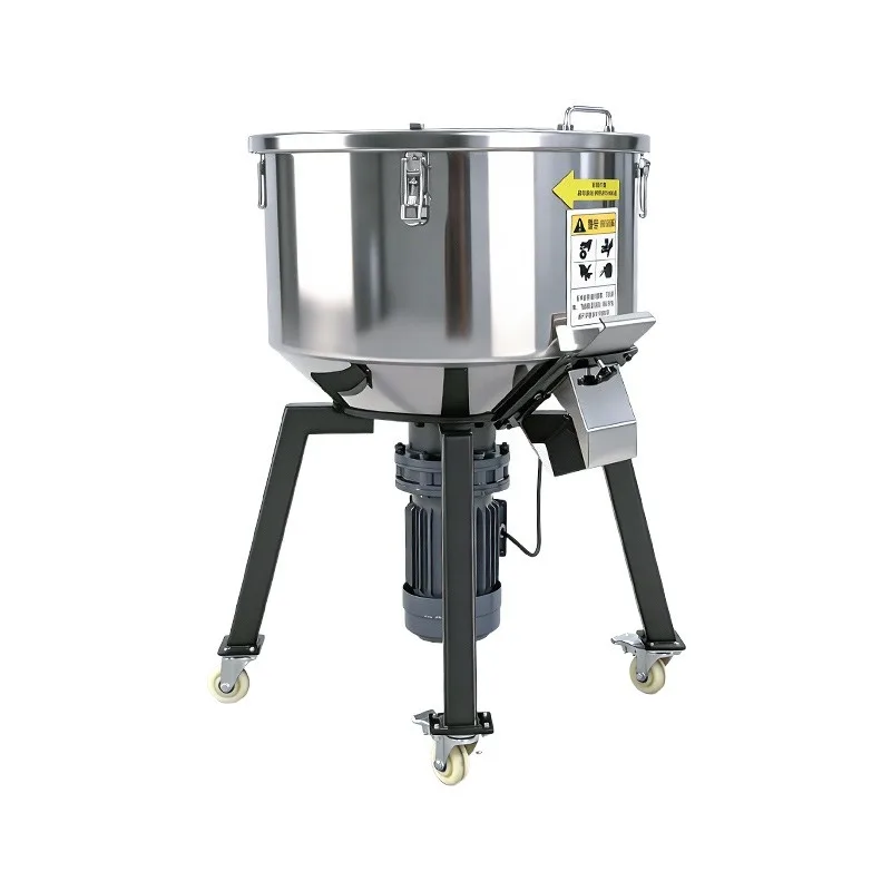Vertical Granule Mixer Stainless Steel Material Mixing Machine Plastic Feed Color Mixer For Extrusion Blow Molding Processing