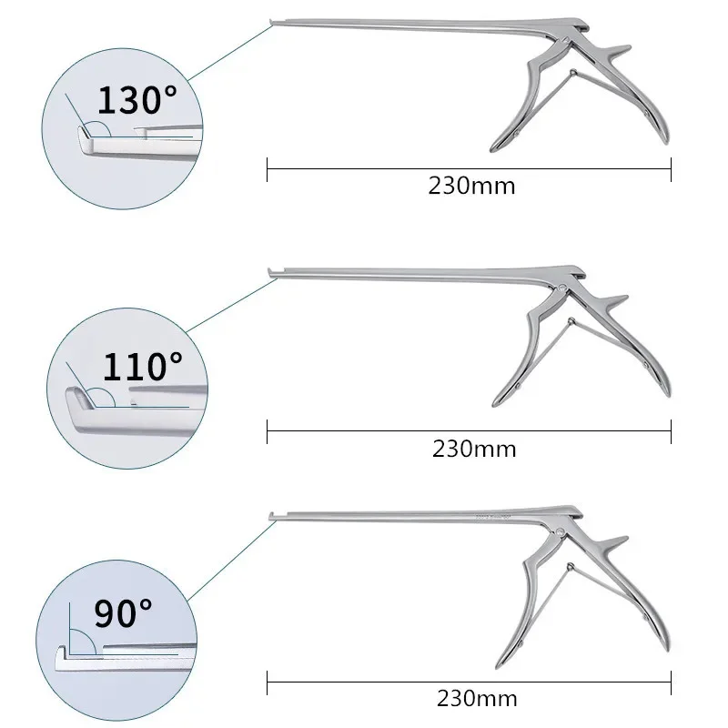 

Orthopedics Kerrison Rongeur90 110 130 degree 180 230mm Stainless Steel Veterinary Bone Forceps Instruments