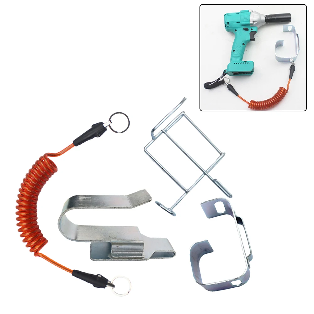 /Stainless /Steel /Belt Clip Hook Holder For Electric Driver Wrench Drill Storage Rack Scaffolder Tool Organizer Accessories