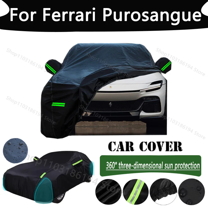 

For Ferrari Purosangue Outdoor Protection Full Car Cover Snow Covers Rainwater Sunshine Dustproof Scratches Car Cover