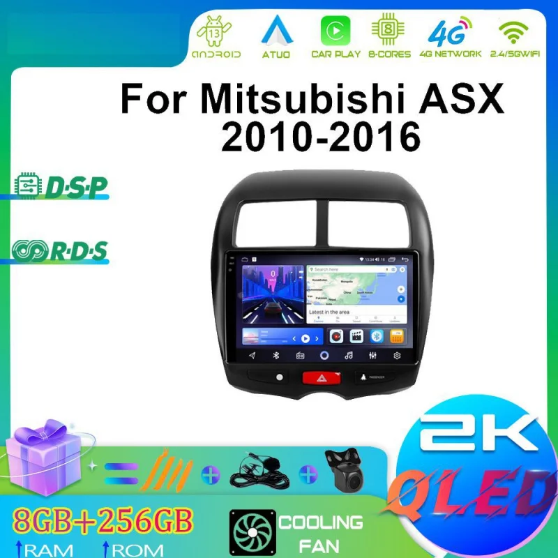 

For Mitsubishi ASX 2010 2011 2012-2016 Car Multimedia Player Android Car Player GPS WIFI Carplay 4G Car Radio Navigation Stereo