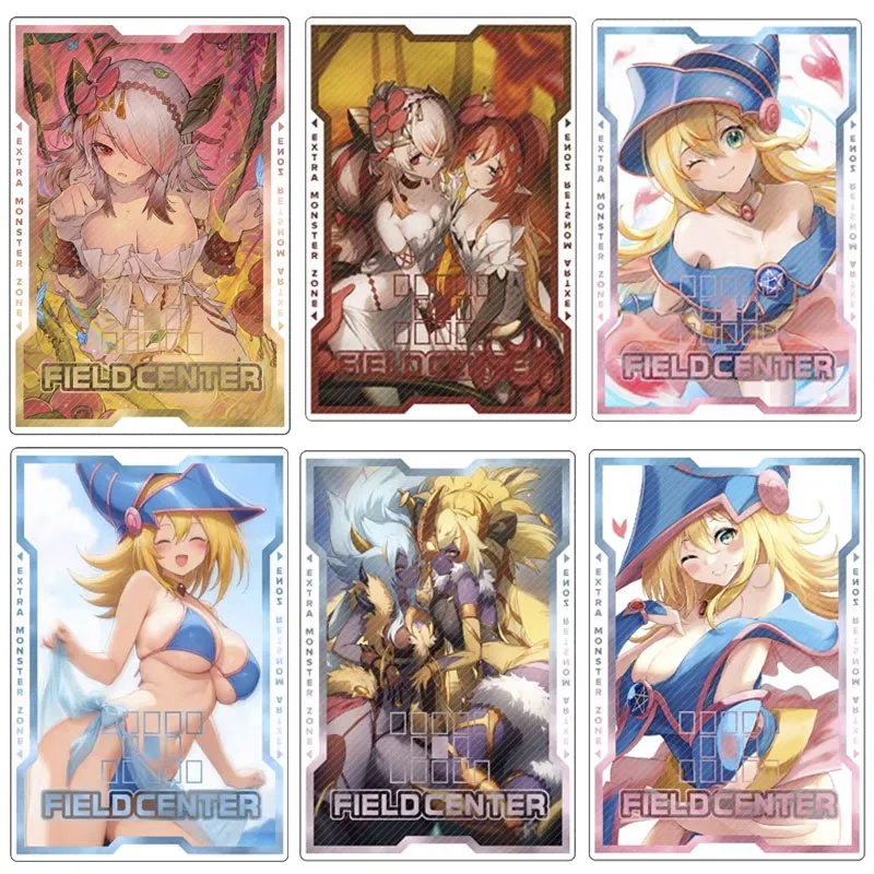 Black Magician Girl Anime Game Yugioh Field Center Cards Tcg Labrynth Traptrix Sky Striker Ace Acrylic Card Partition Toy Gift