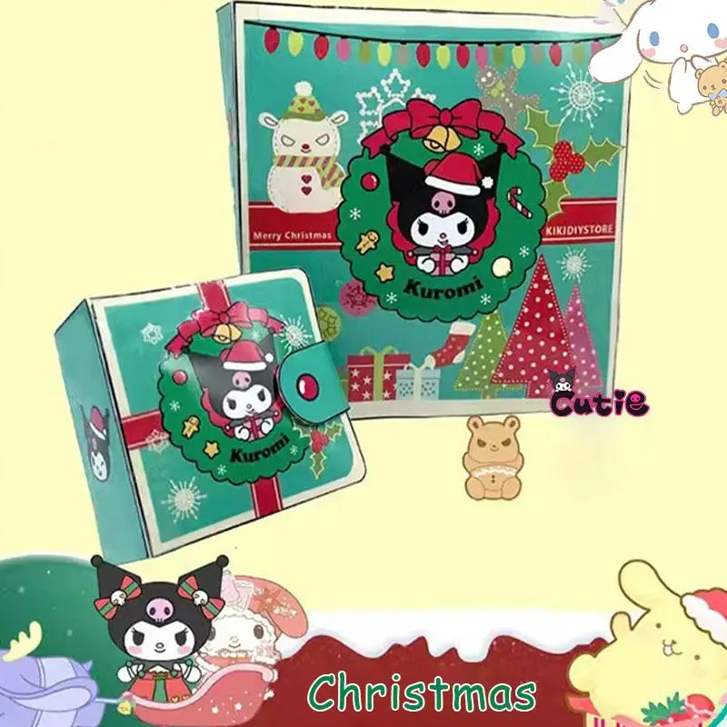 Kawali Sanrio Kuromi libro silencioso de Navidad, pegatinas, juguetes creativos, libro hecho a mano, Ins, lindos juguetes para niños, regalo de Navidad para niñas