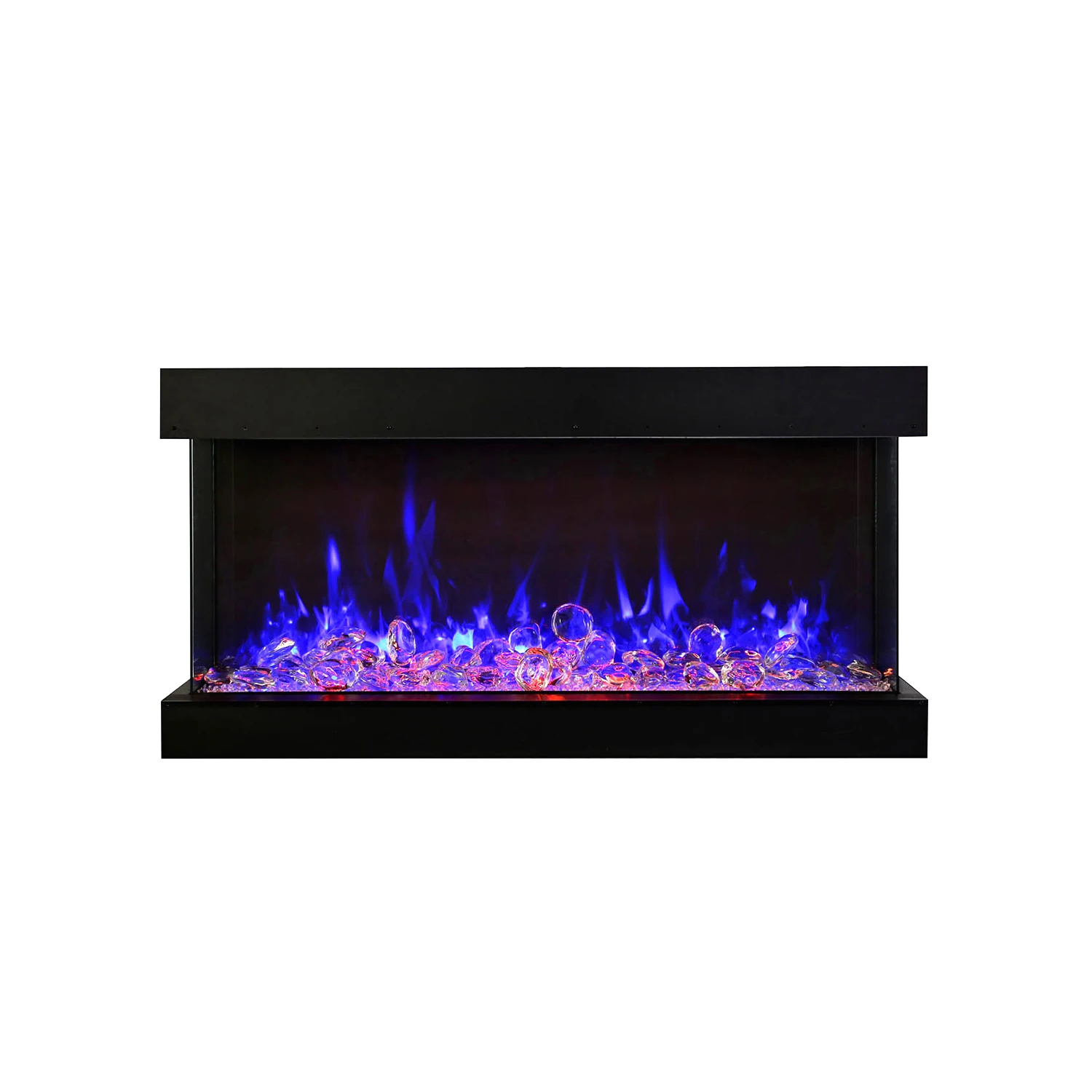 electric fireplace 50 inch new modern indoor customized heaters 3 Sided fireplace factory wholesale insert wood burning stove