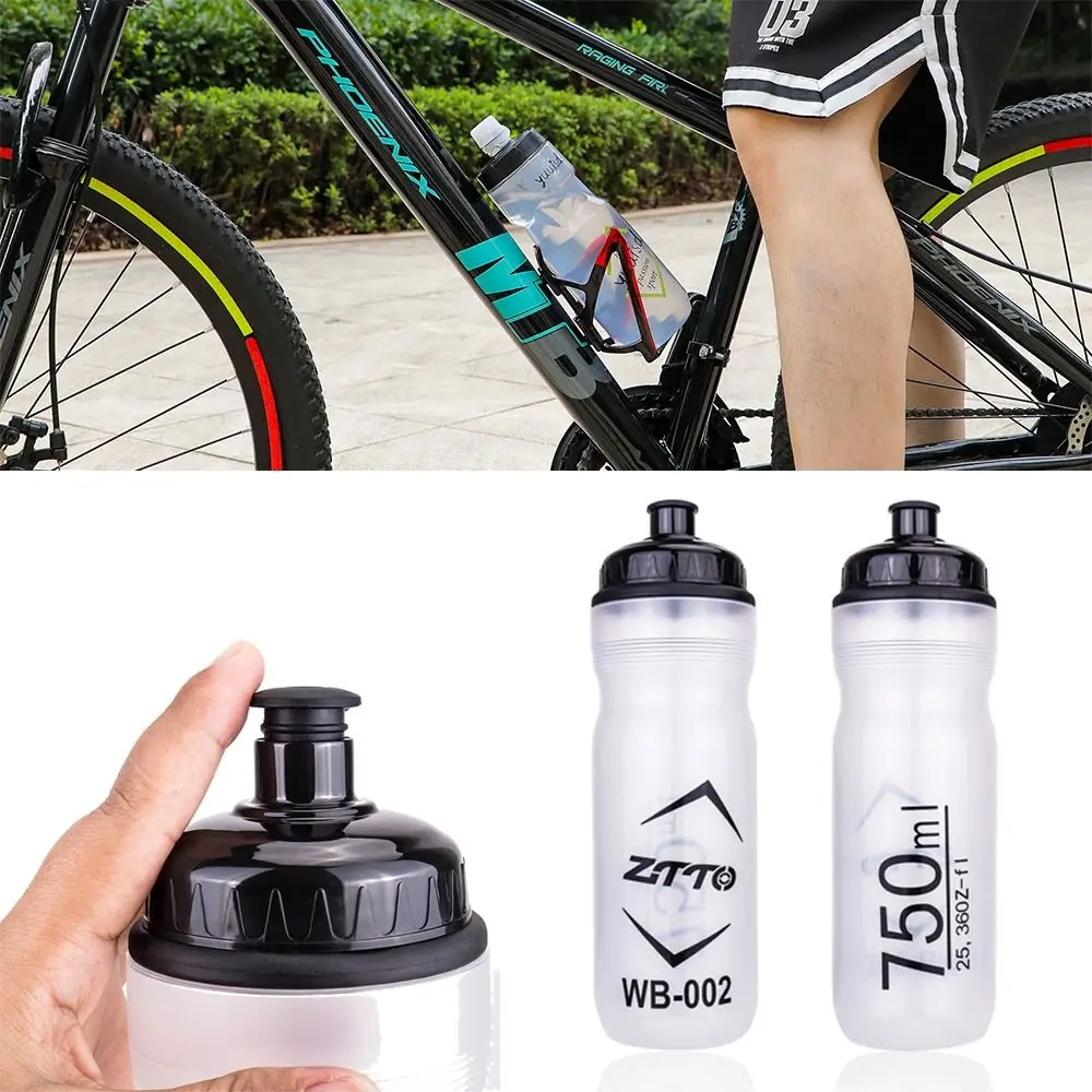 New 750ML Water Cup Travel Gym Plastic Kettle Dual Layer Outdoor Sports Drink Cup Mountain Cycling