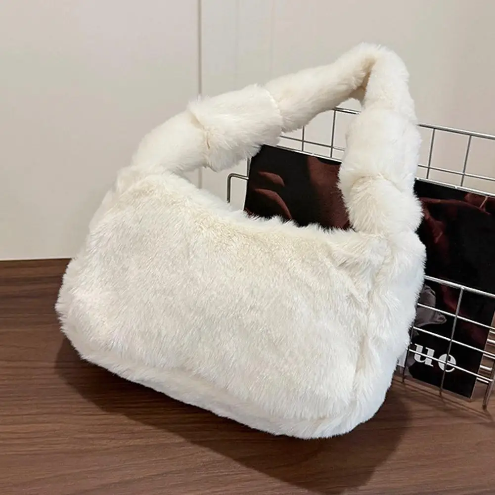 Borsa a tracolla casual da donna Borsa a tracolla da donna in peluche Borsa a tracolla da donna