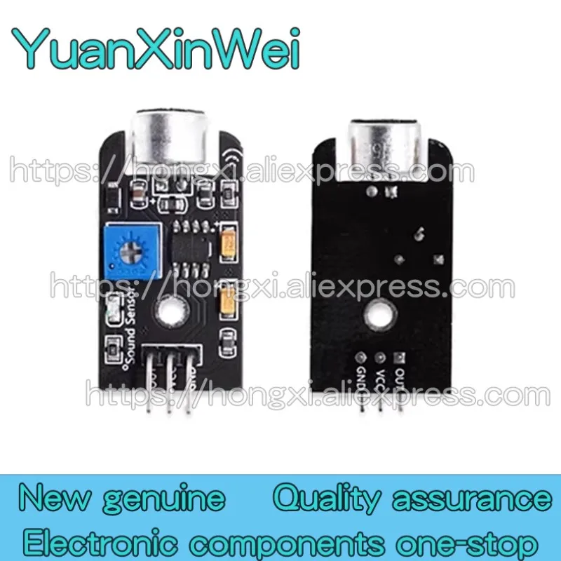 2PCS The electronic building block high-sensitivity microphone sound sensor detects the volume of sound through analog output