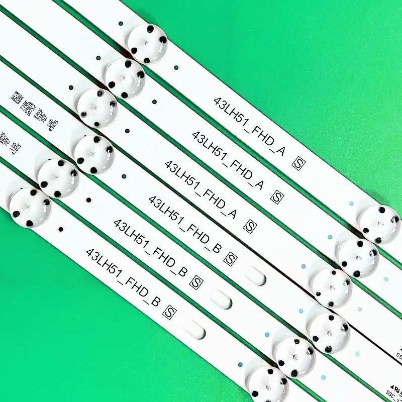 

LED Backlight Strips For LG 43LJ594V 43LJ595V 43LW300C LED Bar Band Rulers 43LH51_FHD_A S LGE_WICOP_FHD S43inch_FHD_B_REV02 Tape