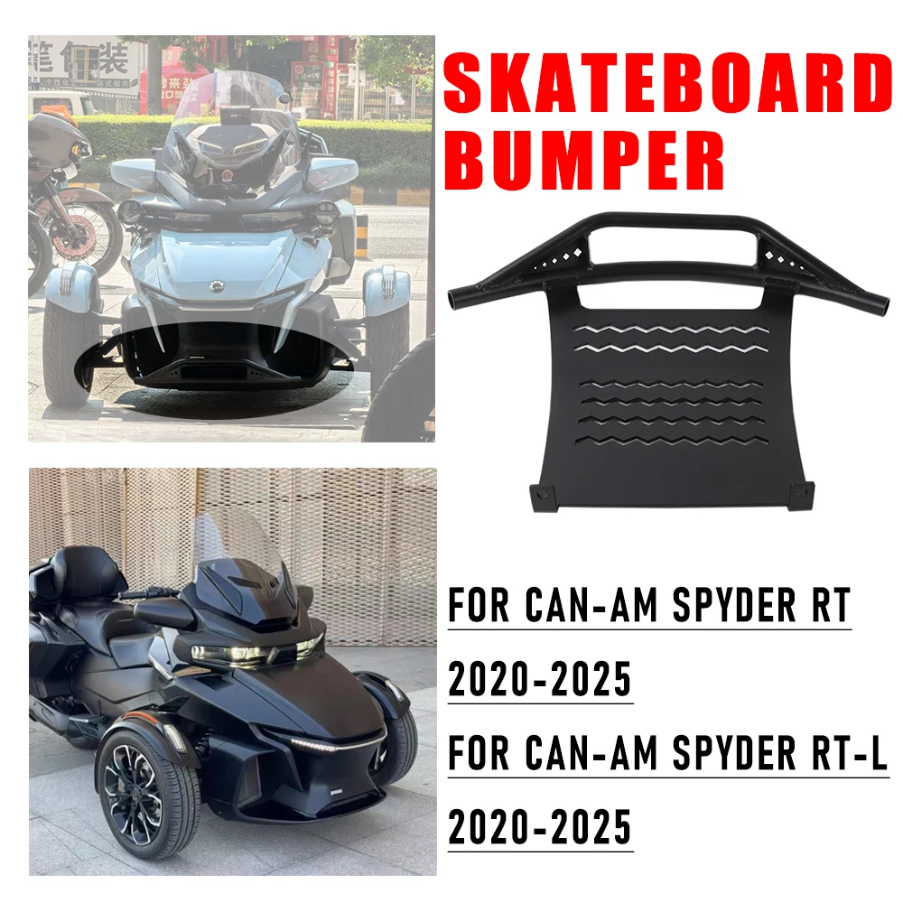 

Motorcycle For Can-Am Spyder RT 2020-2025 For Can-Am Spyder RT-L 2020-2025 New Performance Tubular Front Bumper With Skid Plate