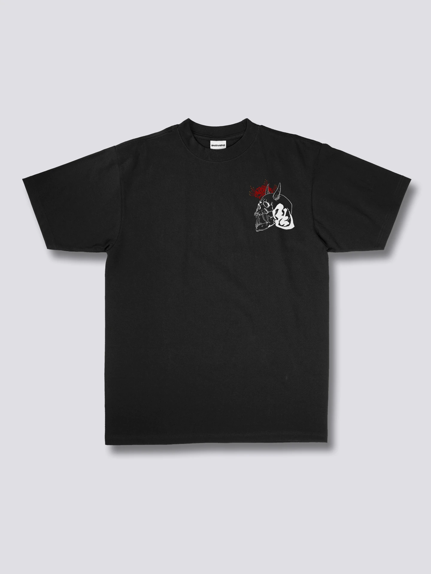 2026 Harajuku T Shirt Women Men Hip Hop T-Shirt Oni Print Streetwear Summer Tshirts Short Sleeve 100% Cotton Tops Tees