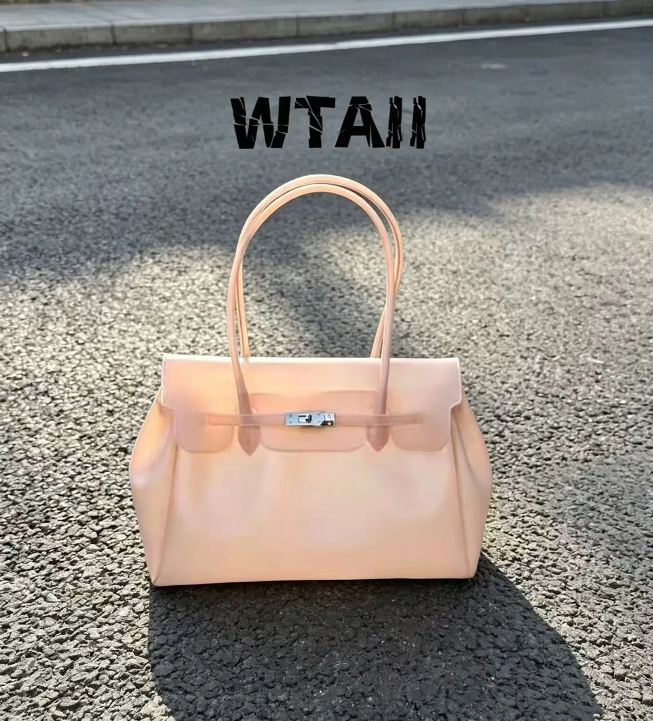 New TPU Transparent Jelly Bag Dopamine Candy Color Large Capacity Tote Underarm Shoulder Handbag Summer Beach Holiday Daily Gift view 4