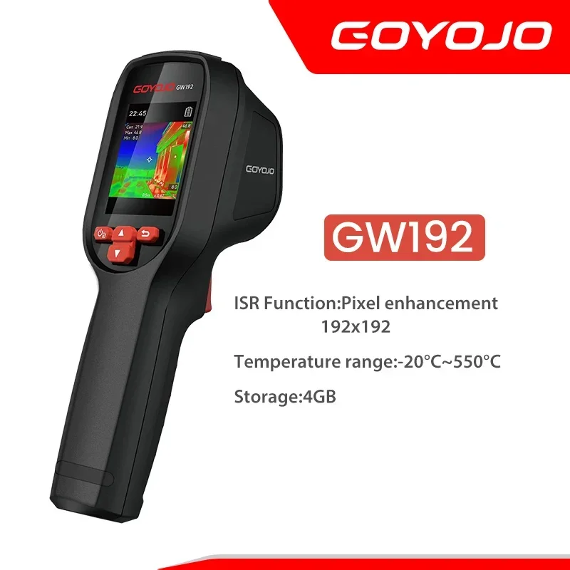 GW256 Thermograph Infrared Thermal Imager Digital Handheld 3.2" Full TFT Display Screen 0.07 Degree 9 H