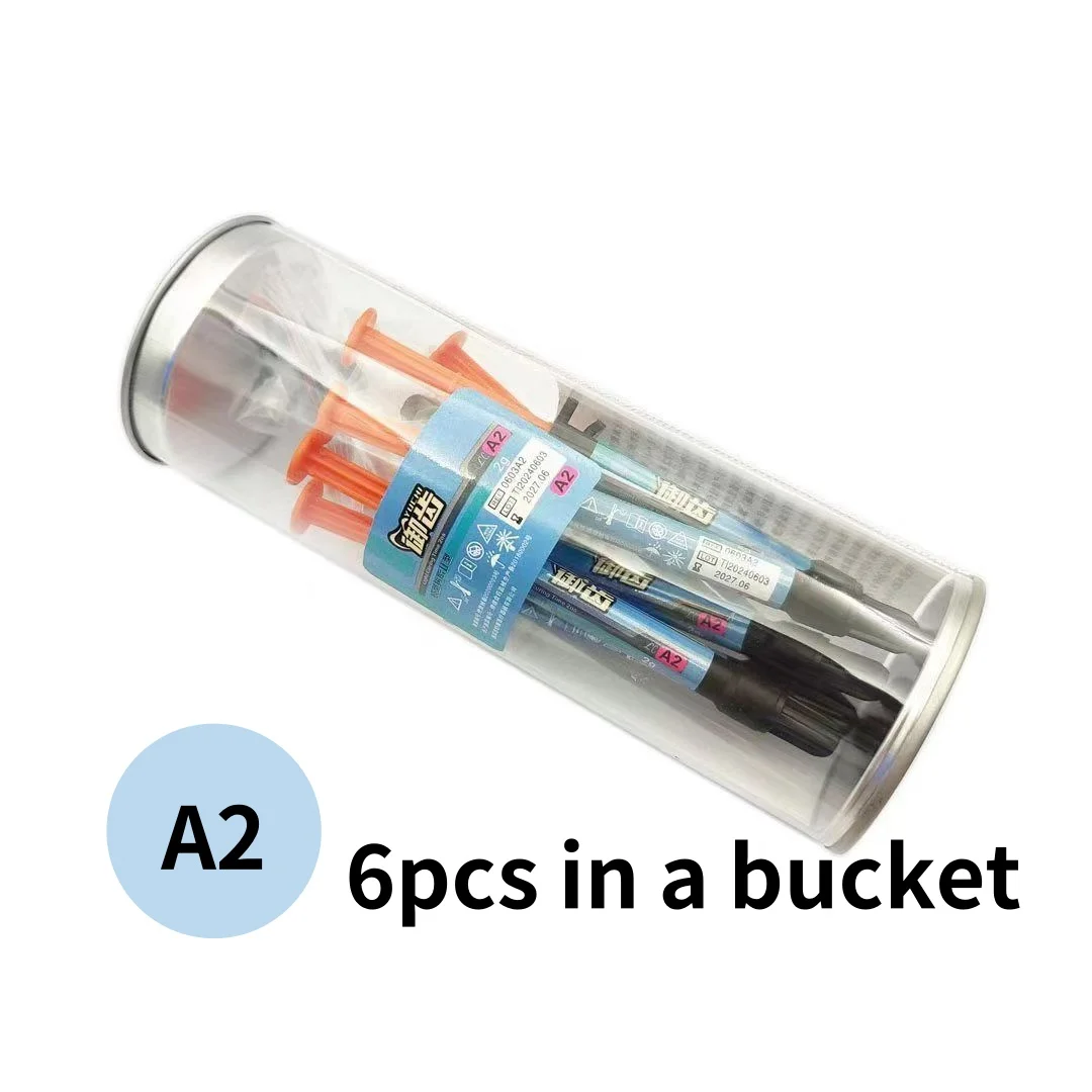 Dental resin Light-curing flowable resin liquid material Filling material Dental material 2g Oral filling material