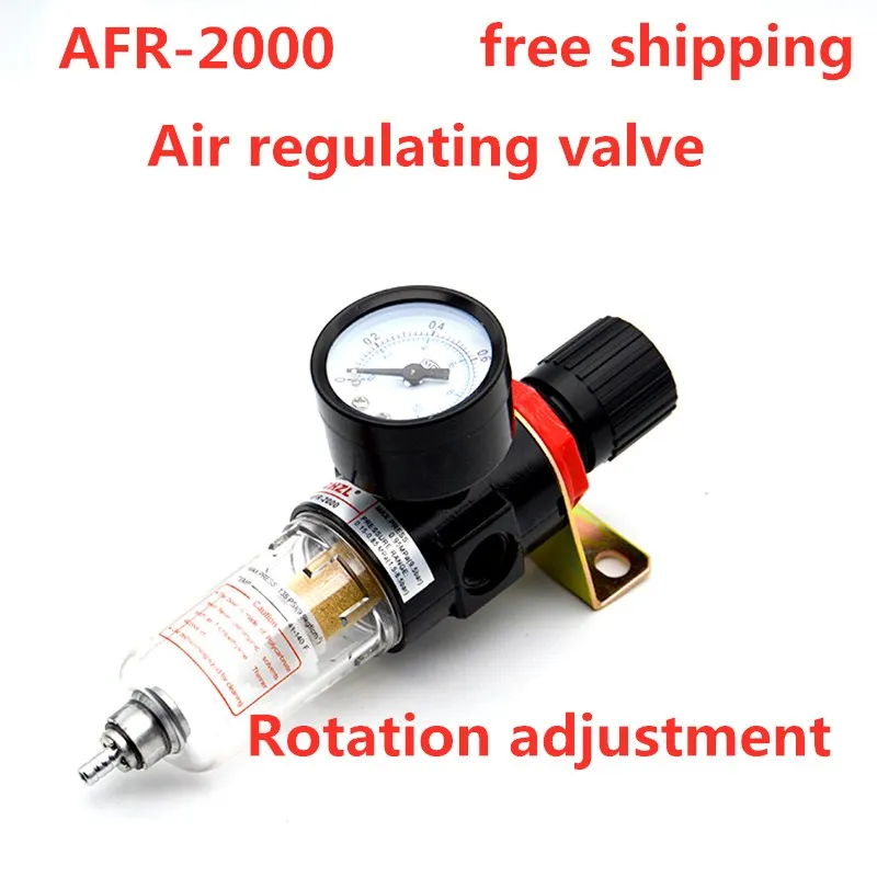 

Pneumatic Air Source Treatment Filter AFR2000 Adjustable Pressure Gauge 1/4" Pressure-relief 4mm 6mm 8mm 10mm 12mm Fittings