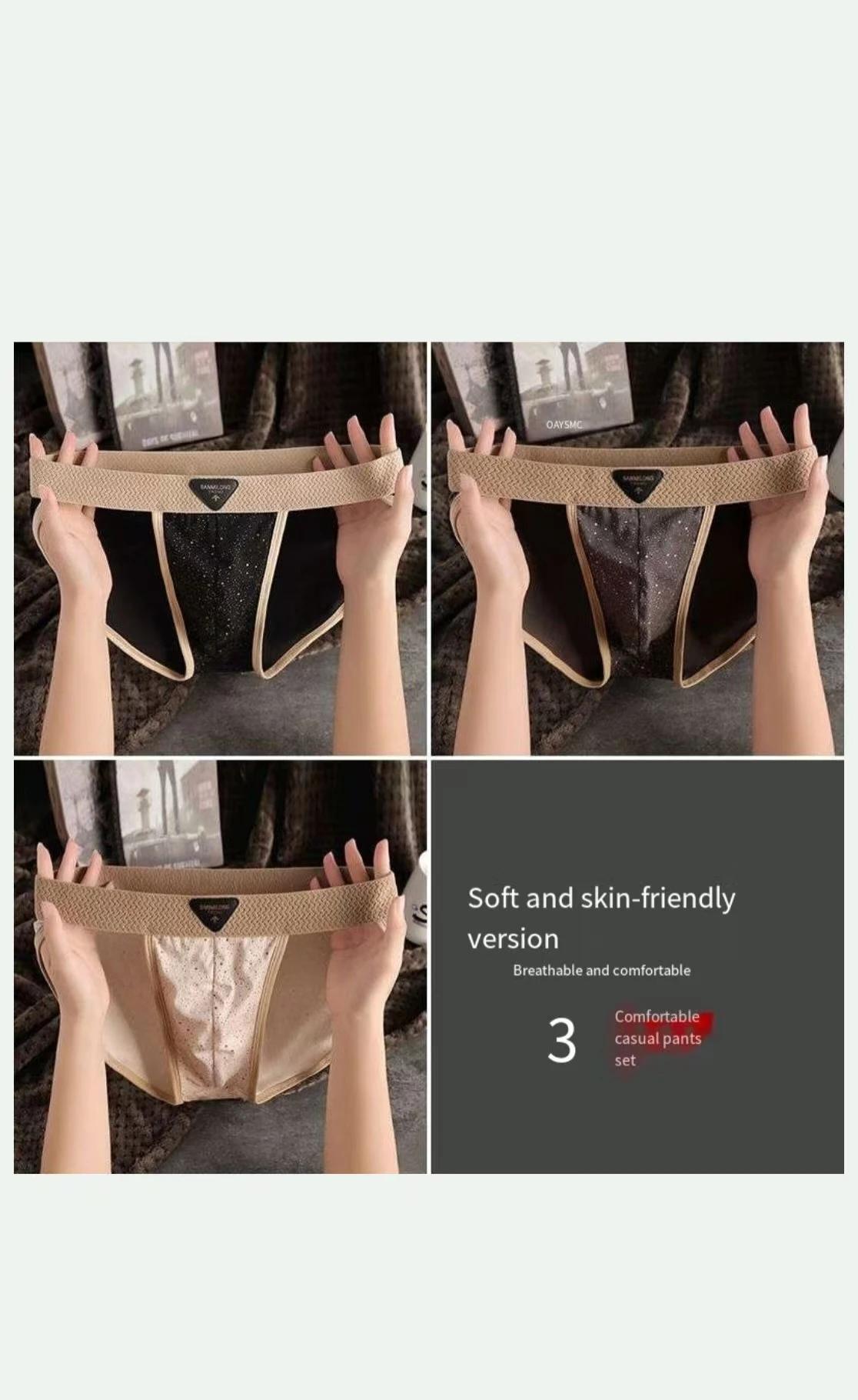 

Bestselling Men's Breathable Cotton Briefs - Comfortable Sports Underwear men briefs sissy panties mens underwear briefs