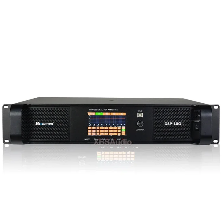 

Touch screen quality dsp module DSP10000Q bridge mode 5000 watt pc control amplifier