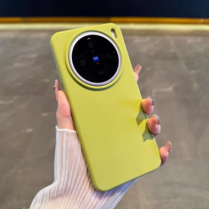 

Новый силиконовый чехол для телефона vivox200s X200ultraSolid Color Premium Protective Case