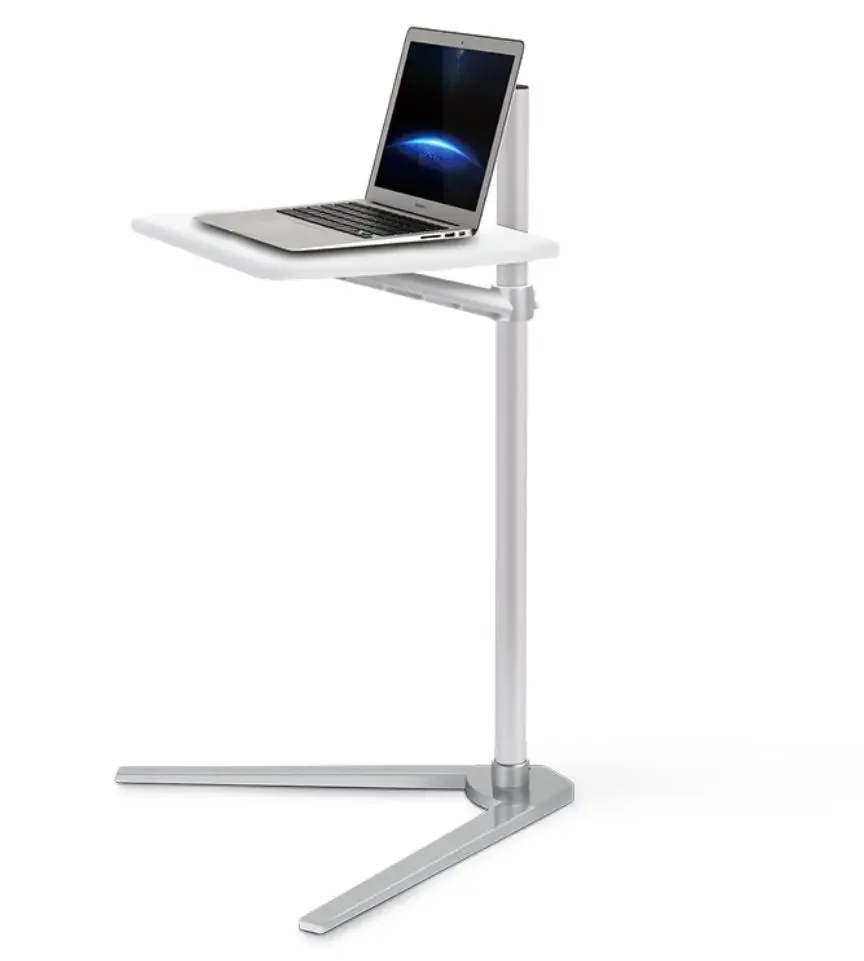 Height Adjustable 7-20 Inch Aluminum Movable Laptop Stand New UP-8T Bedside Lapdesk Sofa Desk Tablet PC Notebook Tea Table