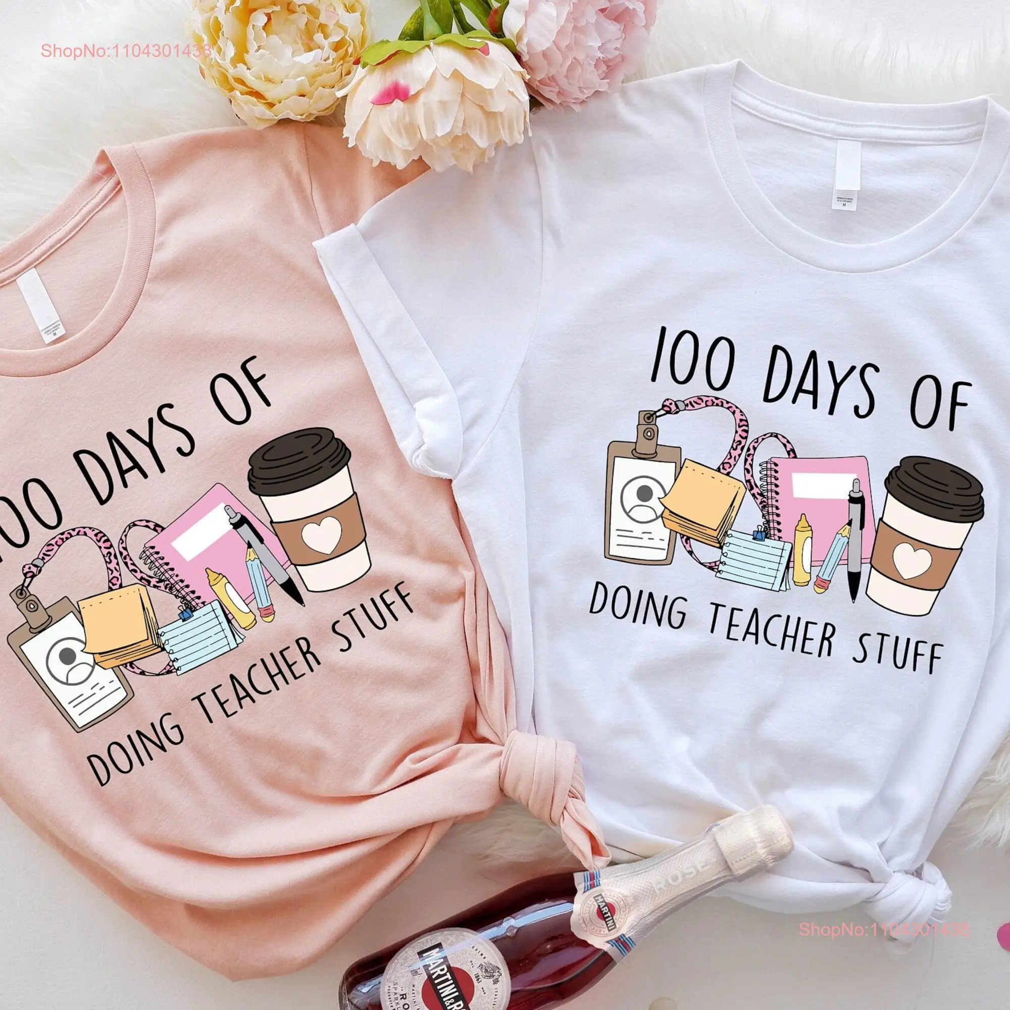 100 Days of Doing Teacher Things SweaT T Shirt School Celebration Happy long or short sleeves