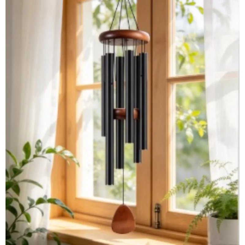 Outdoor Best‑seller Retro 6‑Tube Aluminum Wind Chime, Metal Hanging Ornament for Home Garden Decoration