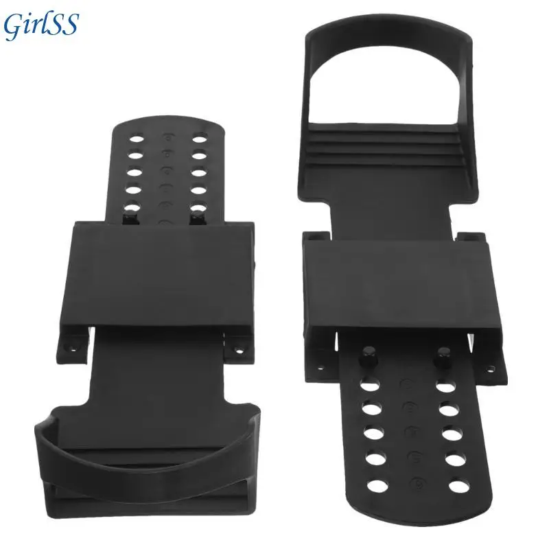Plastic Antislip Rowing Machine Pedals Fitness Equipment Pedals Easy Install T4MB