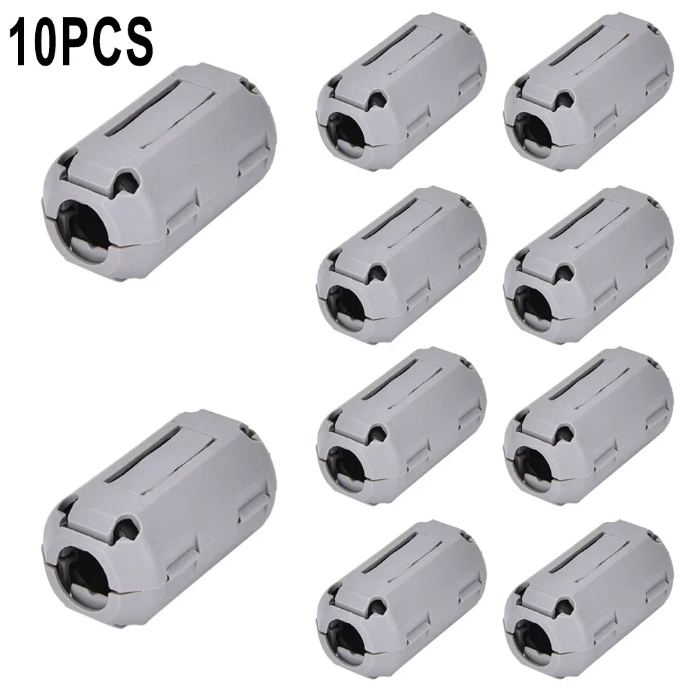 10pcs TDK 5mm Ferrite Core Noise Suppressor Filter Ring Cable Clip On Wire RFI EMI For Audio Equipment Anti-jamming